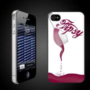  Wine Theme Tipsy   iPhone Hard Case   CLEAR Protective 