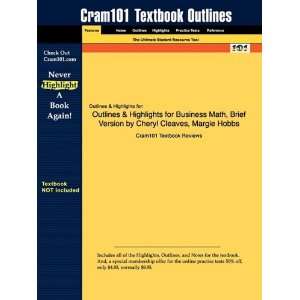  Studyguide for Business Math by Cheryl Cleaves, ISBN 