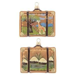  Personalized Africa Suitcase Christmas Ornament