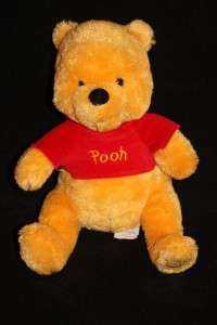Winnie the Pooh Bear Baby Embroidered Disney Store 11 in  