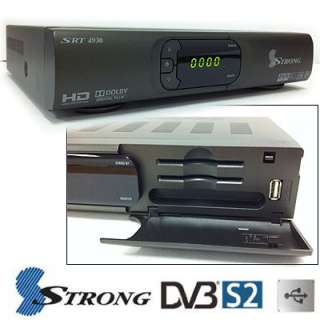 STRONG SRT 4930 HD DVB S2 Satellite Receiver PVR