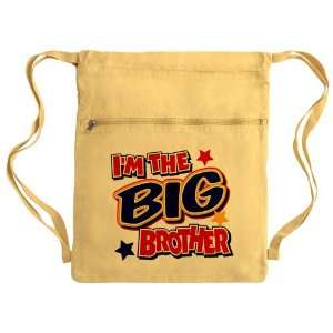    Messenger Bag Sack Pack Yellow Im The Big Brother 