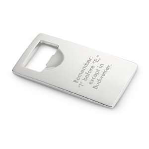  Personalized Silver Bottle Opener Gift: Kitchen & Dining