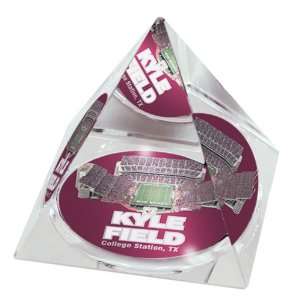  Texas A&M Mascot High Quality Crystal Pyramid Sports 