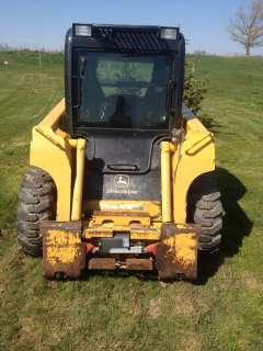   317 skid steer loader Power Quick Attach Heated Cab ONE OWNER Nice A+