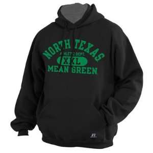  North Texas Mean Green Hooded Sweatshirt: Sports 