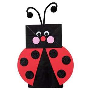  Darice Foamies Ladybug Paper Bag Kit Arts, Crafts 