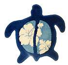   Hawaii Design Navy Blue Honu Turtle Area Rug # 50555 ~ 24 X 24