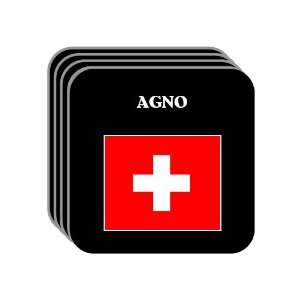 Switzerland   AGNO Set of 4 Mini Mousepad Coasters