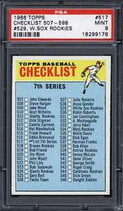 1966 Topps #517 Checklist 7th Series PSA 9  