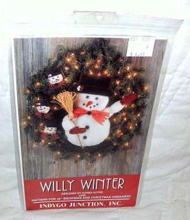 Willy Winter 20 Snowman and Ornament Pattern  