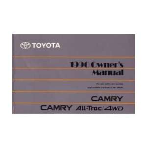  1990 TOYOTA CAMRY Owners Manual User Guide Automotive
