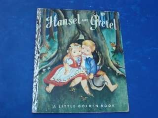   Brothers Grimm Little Golden Book 1st Edition Eloise Wilkin 1954
