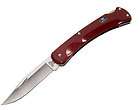 new buck knives ecolite plum red paperstone straight edge folding