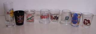 So California Attractions Shot Glass Lot 8 Knotts Angel  