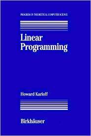 Linear Programming, (0817635610), Howard Karloff, Textbooks   Barnes 
