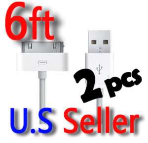 FT FOOT LONG SYNC USB DATA CABLE CHARGER POWER CORD IPHONE 4 4S 