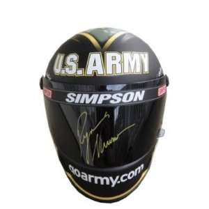 Ryan Newman Signed ARMY Full Size Simpson Helmet JSA   Autographed 