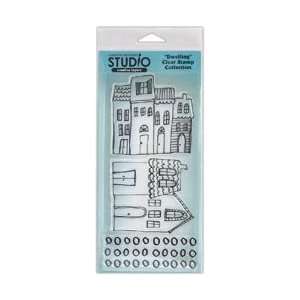 New   Claudine Hellmuth Creative Layers Clear Stamps   Dwelling by 