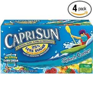 Capri Sun Juice Drink, Splash Cooler Mixe Fruit Blend, 10 Count, 6 
