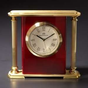  Magnet Group 6441 Westwood Brass Clock: Home & Kitchen