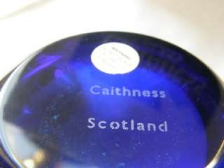 Caithness CELTIC MYTHS Art Glass Paperweight Ball & Clock 3.2 inch 