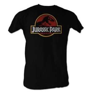 Jurassic Park Logo Shirt   Black:  Sports & Outdoors