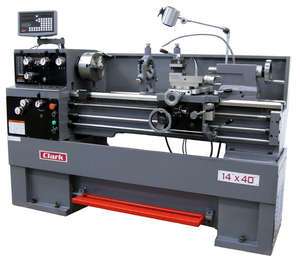 CLARK 1440 14 x 40 Precision Gap Bed Lathe with DRO   NEW!  
