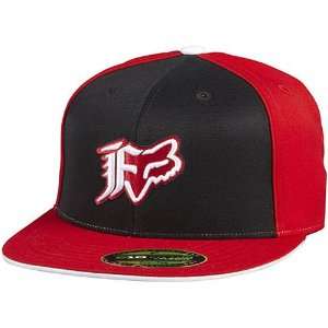  Fox Racing Crossroads Mens Fitted Casual Hat/Cap   Red 