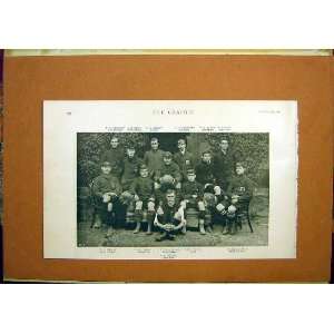  Oxford University Football Club Team Austria Tour 1899 