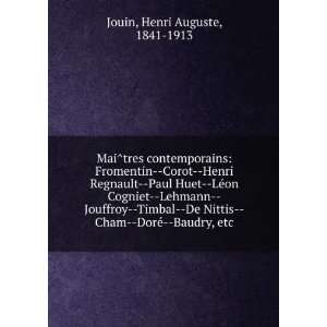  MaiÌtres contemporains Fromentin  Corot  Henri Regnault 
