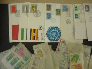 UN United Nations FDC Covers MNH Used Glassines Souvenirs + MORE 