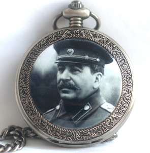Stalin WW2 USSR Dictator Limited Ed Pocket Watch WC5  