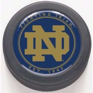    Notre Dame Fighting Irish Official Hockey Puck: Sports & Outdoors