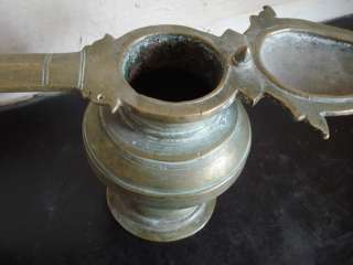 Antique Hindu Temple Vessel Incense Burner Oil Lamp NR  