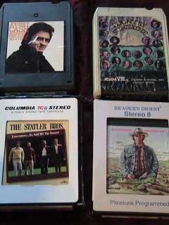 COUNTRY MUSIC 8 TRACK TAPES LOT  