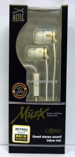   MZX206 Headphones w/Mic Headset for iPhone (White) 021986802723  