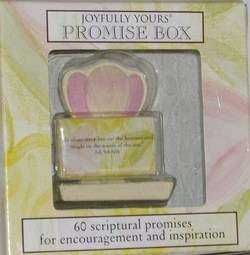 Inspirational Promise Box Scripture 60 Bible Verses  