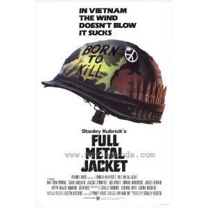 Full Metal Jacket (1987) 27 x 40 Movie Poster Style A:  