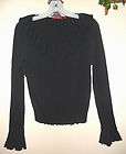 BEREK Womens Black LIPSTICK & LIPS Sweater L MINT  