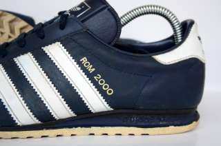 vintage 80s ADIDAS ROM 2000 SHOES TRAINERS SNEAKERS REKORD 7UK 7.5m 8 