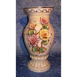  Capodimonte Large Rose Vase: Patio, Lawn & Garden