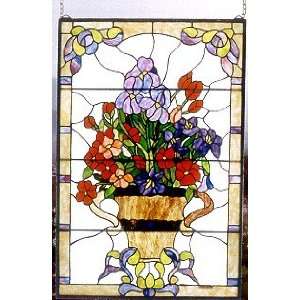  Floral Arrangement Stained Glass Window: Kitchen & Dining