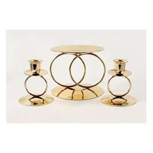   Candle Holder   Double Ring Wedding Unity Ceremony: Home & Kitchen