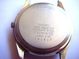 Seiko quartz 8C23 6010 Japan defect for parts  