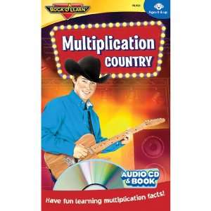   Pack ROCK N LEARN MULTIPLICATION COUNTRY CD+BOOK 