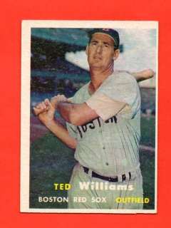 1957 Topps Ted Williams #1 TOUGH SHARP!!!  