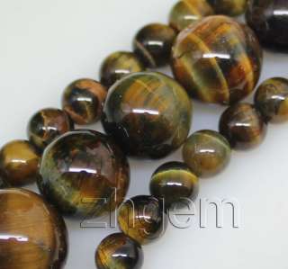 natural Tigers eye round bead Loose gem 6*14mm15.5 lo  
