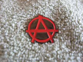 ANARCHY Symbol Badge Punk Protest Anarchy Pin Enamel  