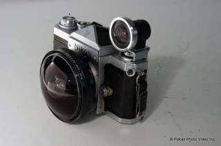 Nikon 8mm f8 lens Fish Eye Nikkor mirror lock up F  
